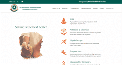 Desktop Screenshot of naturecure.org.in